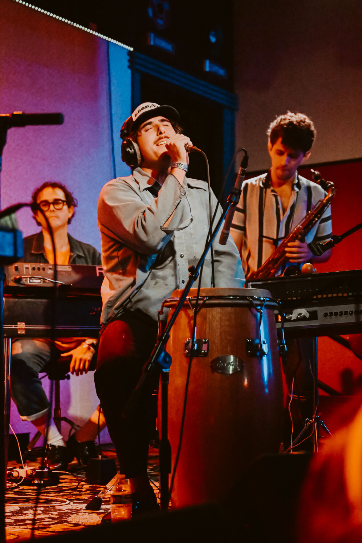 Zac Farro at the 'Operator' release party at The Blue Room at Third Man Records